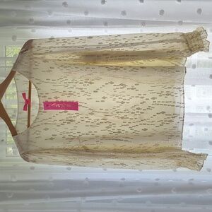 NWT Lilly Pulitzer Idina Long Sleeve Silk Top